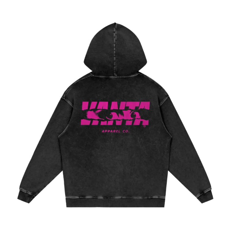 Vanta Snow Washed Hoodie New